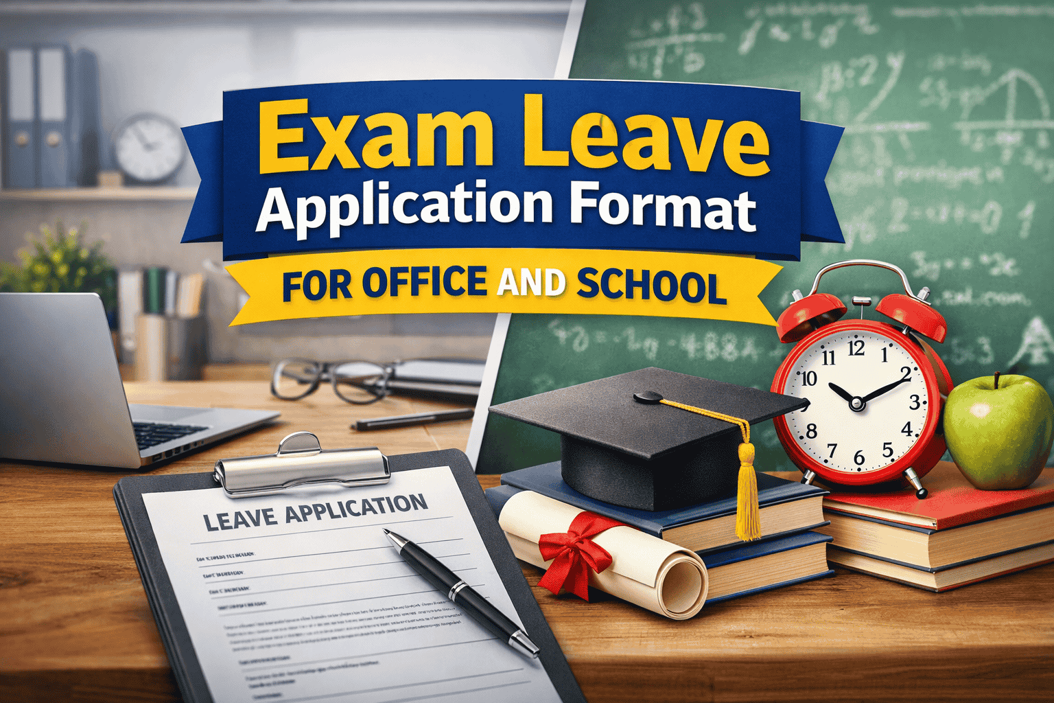 Exam Leave Application Format for Office and School
