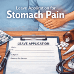 Leave Application for Stomach Pain