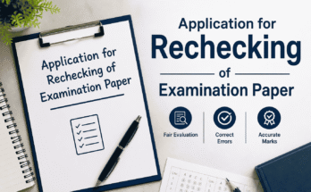 Application for Rechecking of Examination Paper