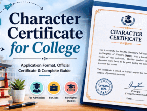 Character Certificate for College Students – Complete Format, Application, and Sample Guide