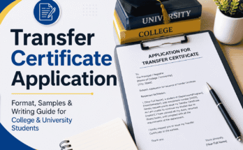 Transfer Certificate Application for College and University Students