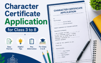 Complete Guide to Character Certificate Application for Class 3 to 8