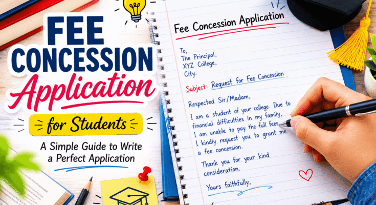 Complete Guide to Fee Concession Application for Students