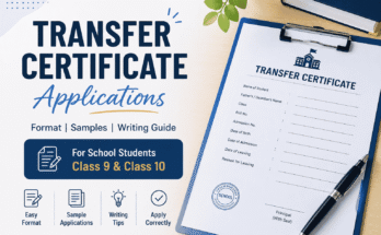 Step-by-Step Guide to Transfer Certificate Applications for Class 9 and 10